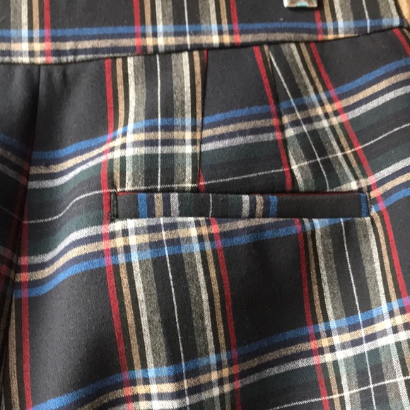 Zara checked cropped pants; size 6. - Picture 6 of 8